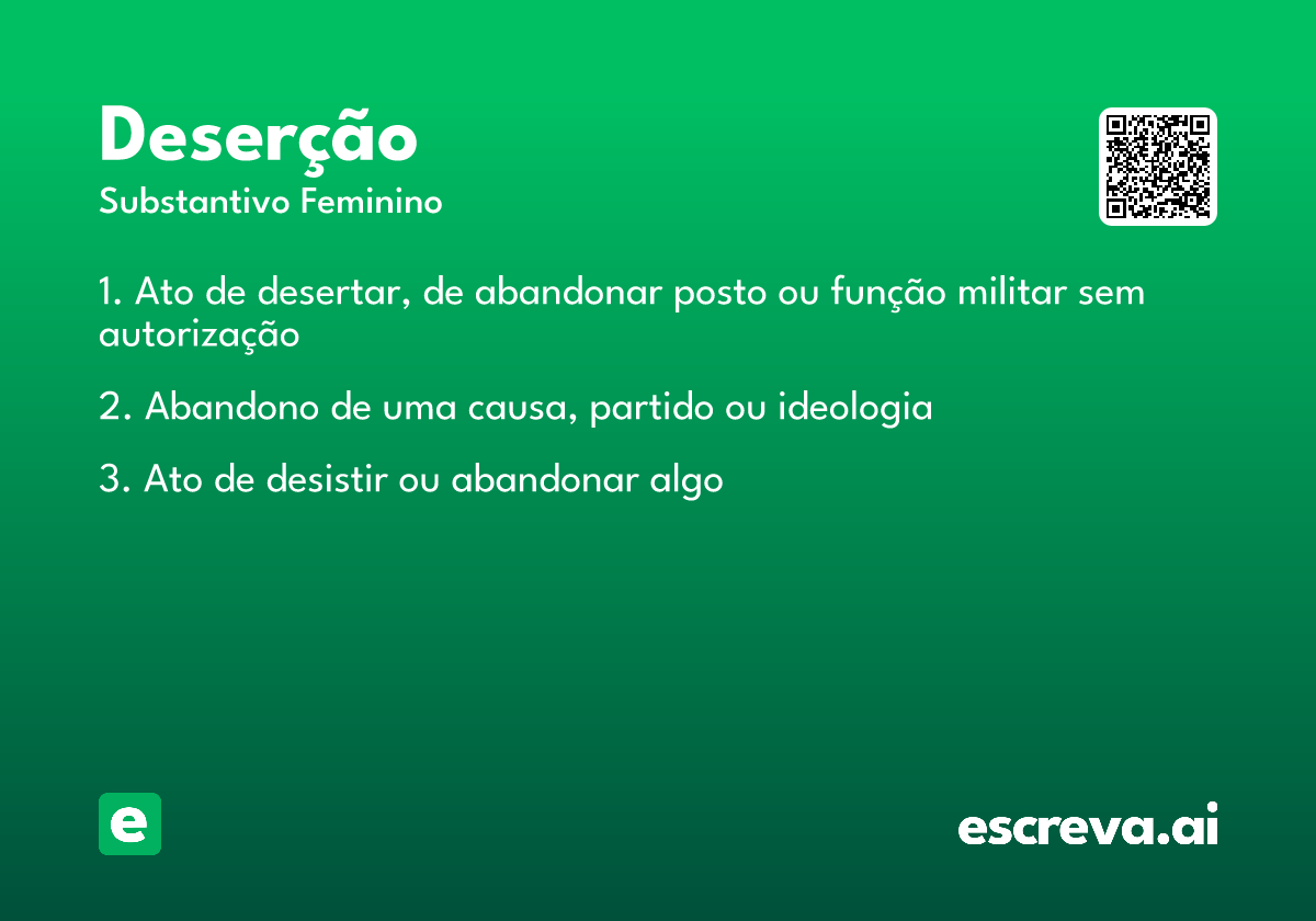 deserção