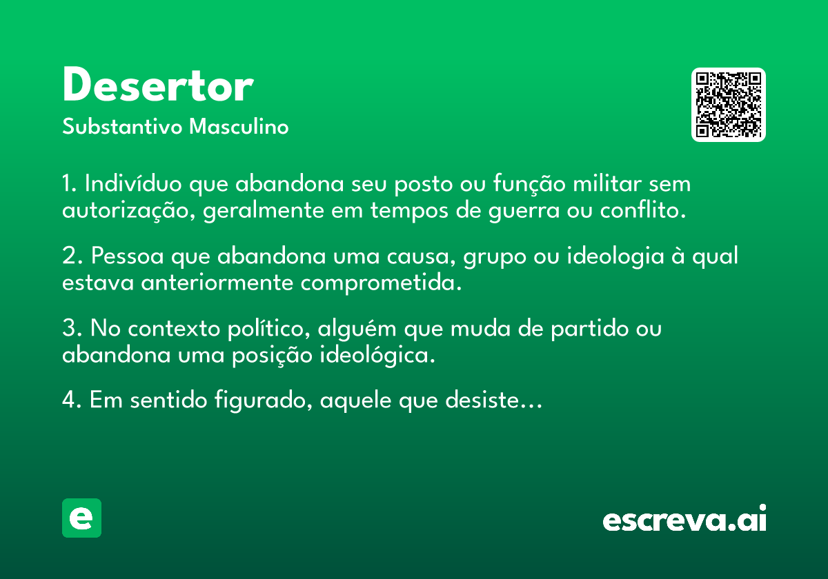 desertor