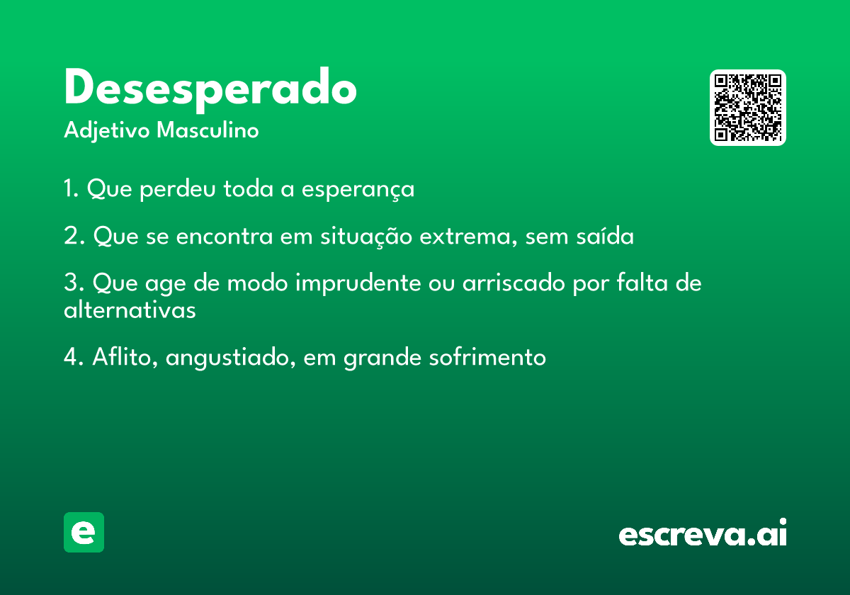 desesperado