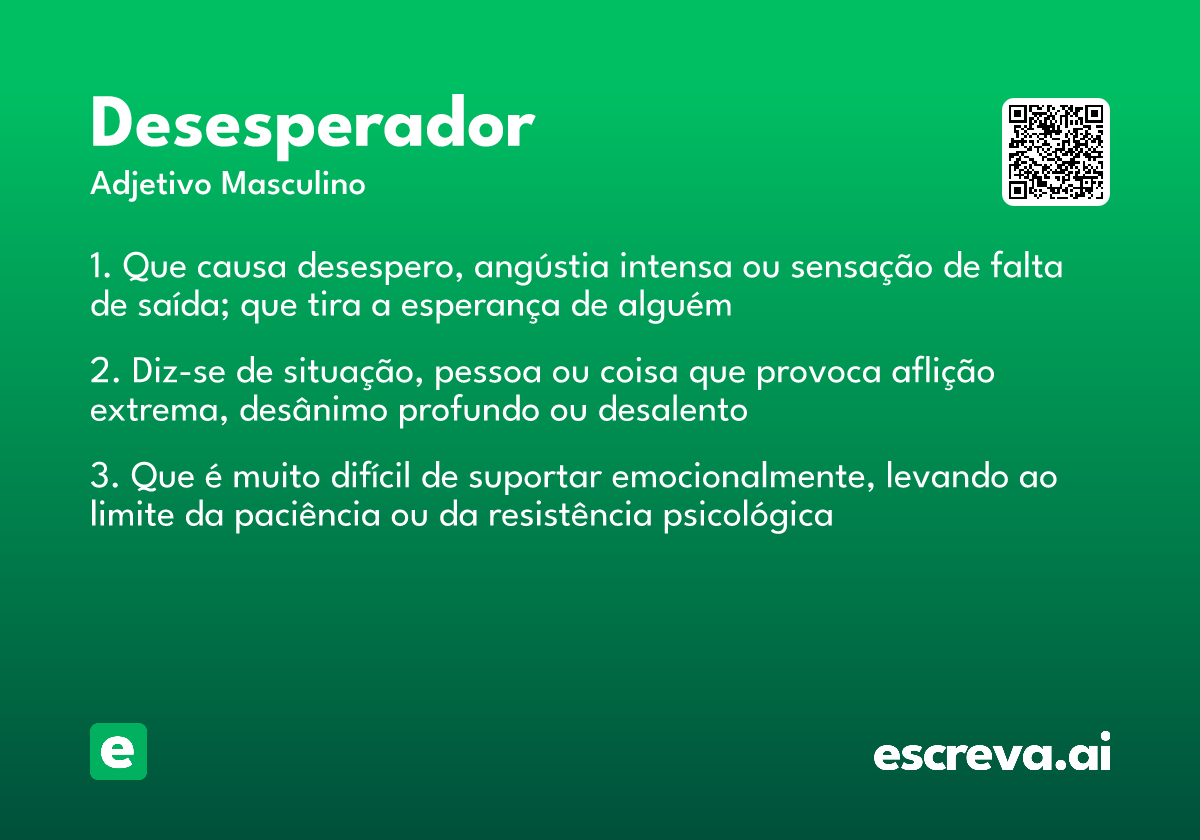 desesperador