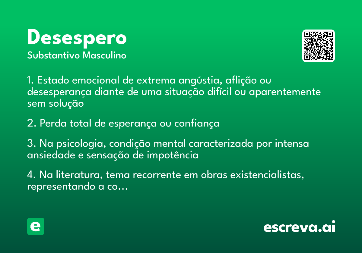 desespero