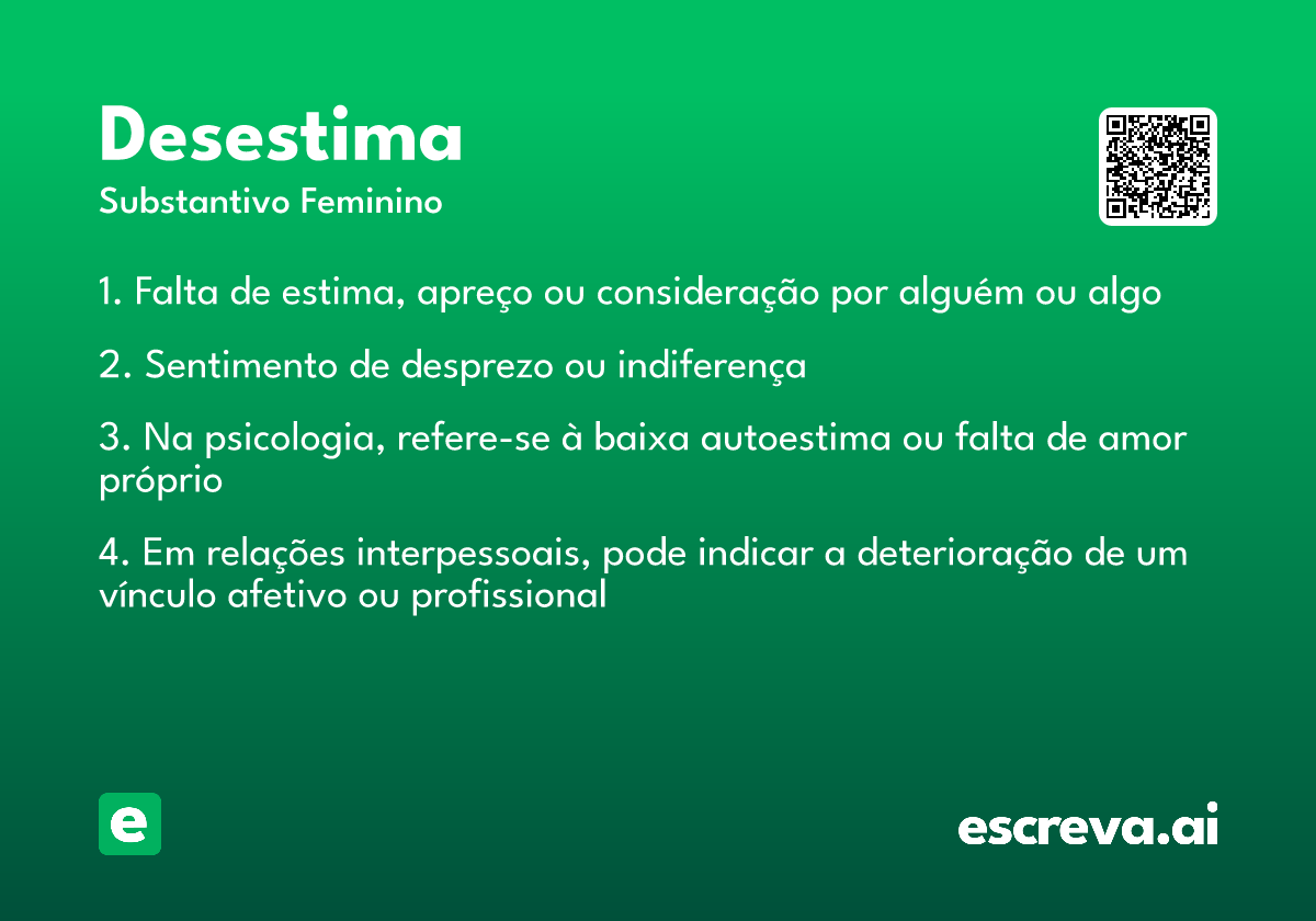 desestima