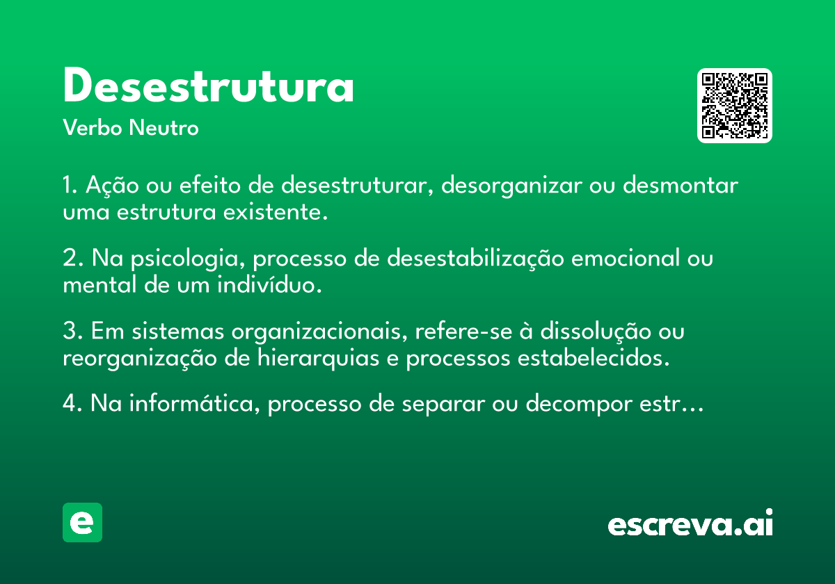 desestrutura