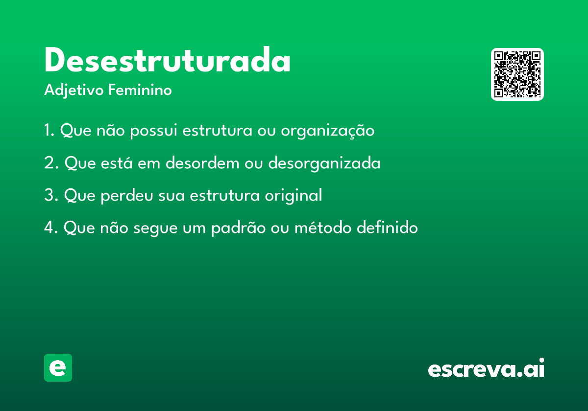 desestruturada