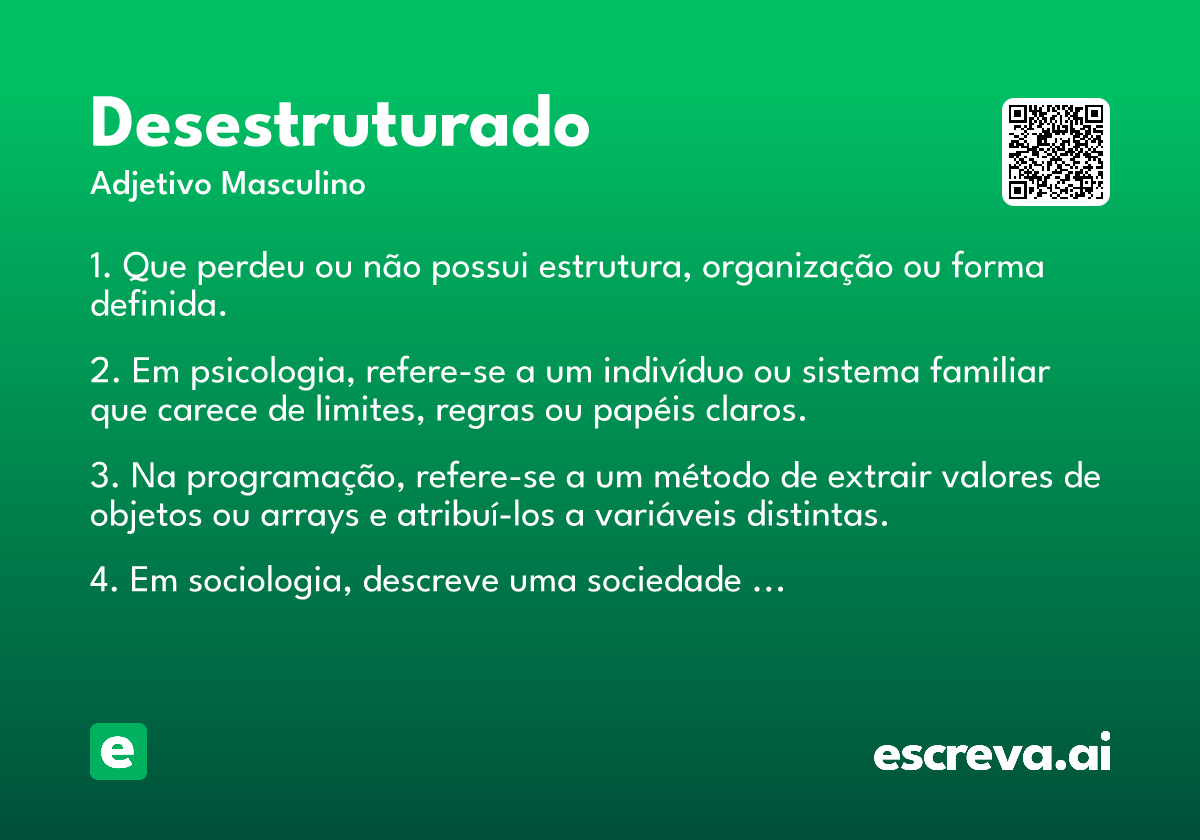 desestruturado