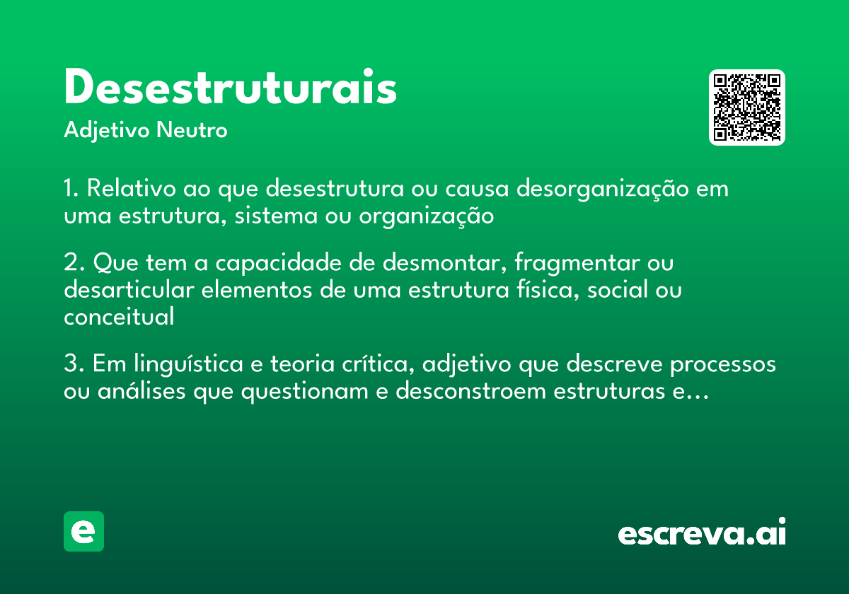 desestruturais
