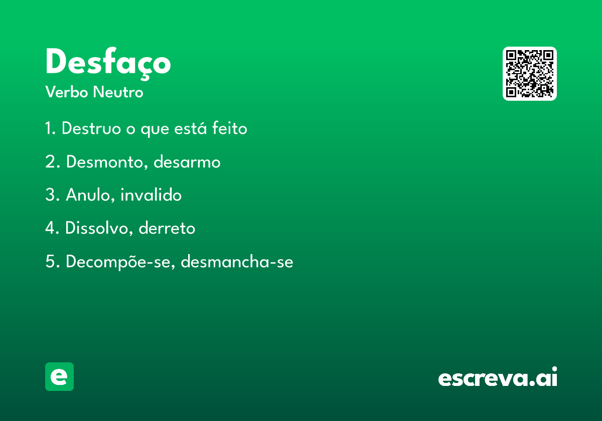desfaço