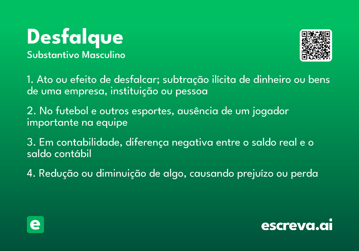 desfalque