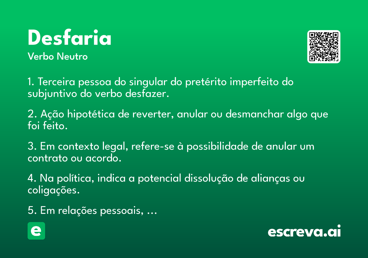 desfaria