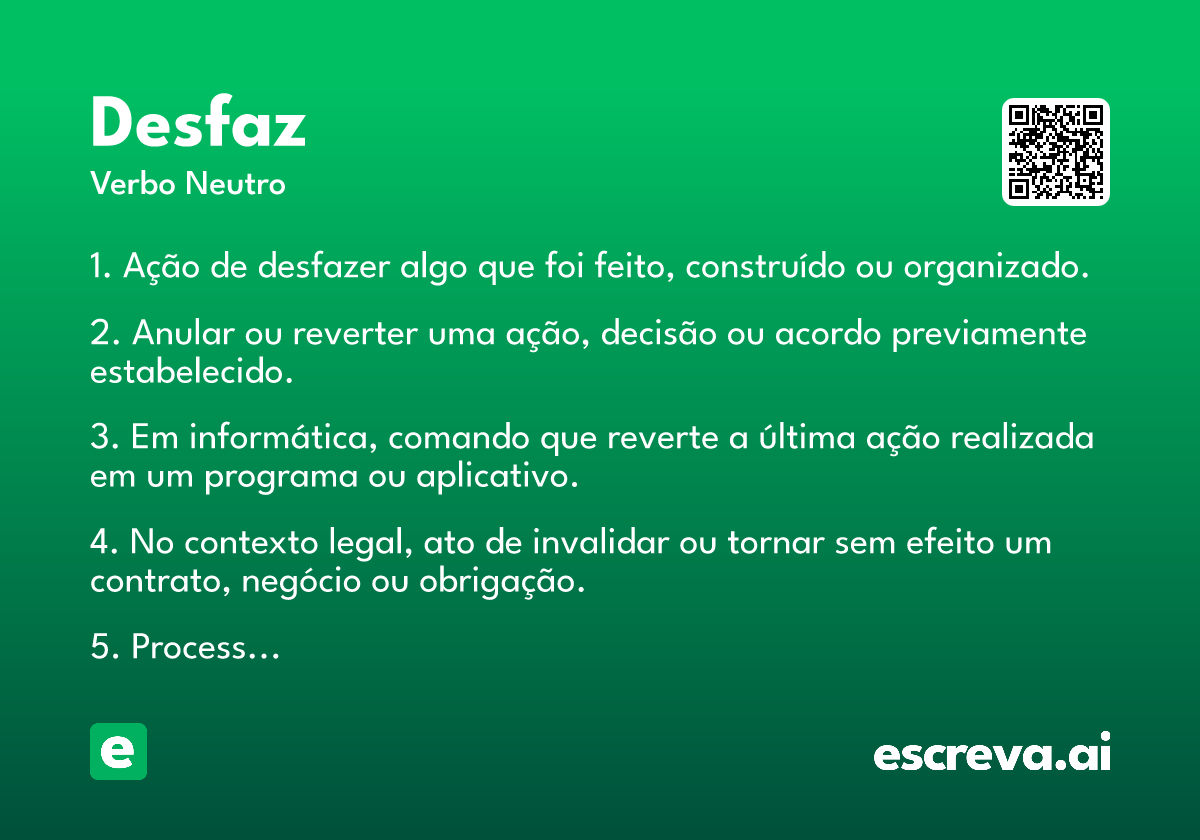 desfaz