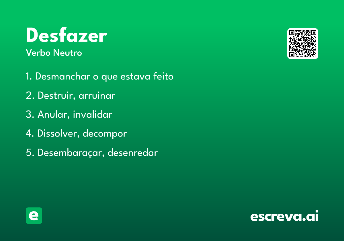 desfazer