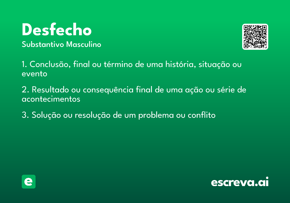 desfecho