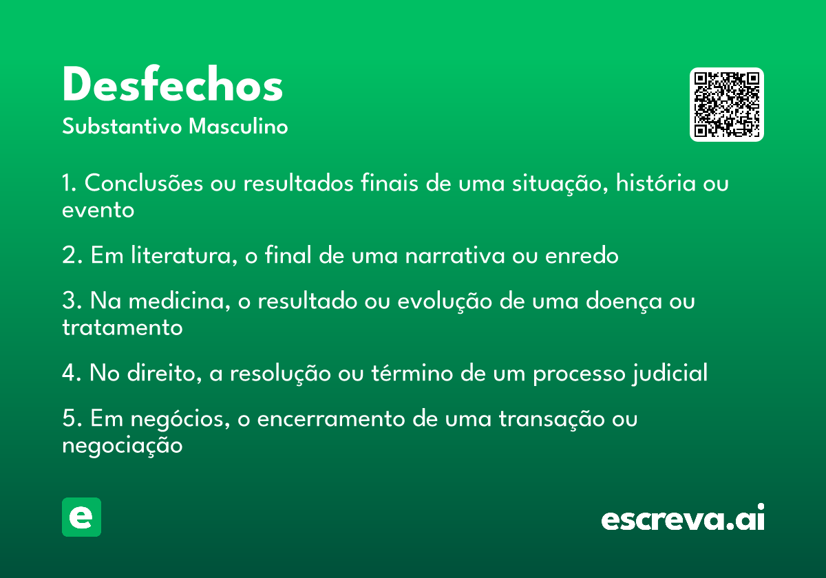 desfechos