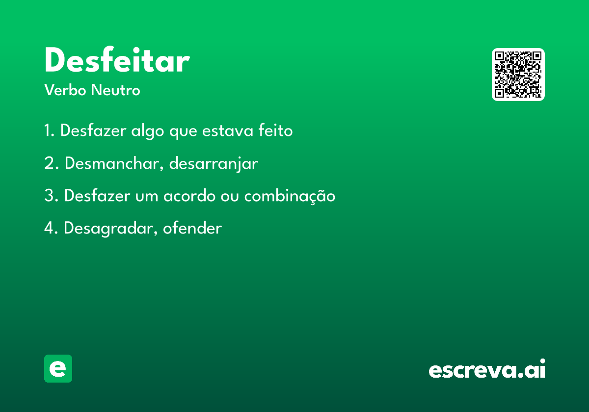 desfeitar