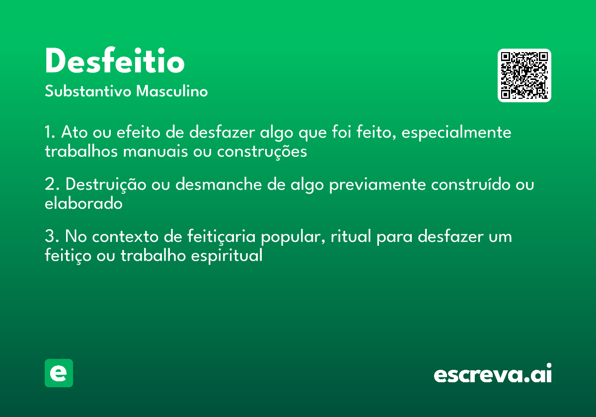 desfeitio