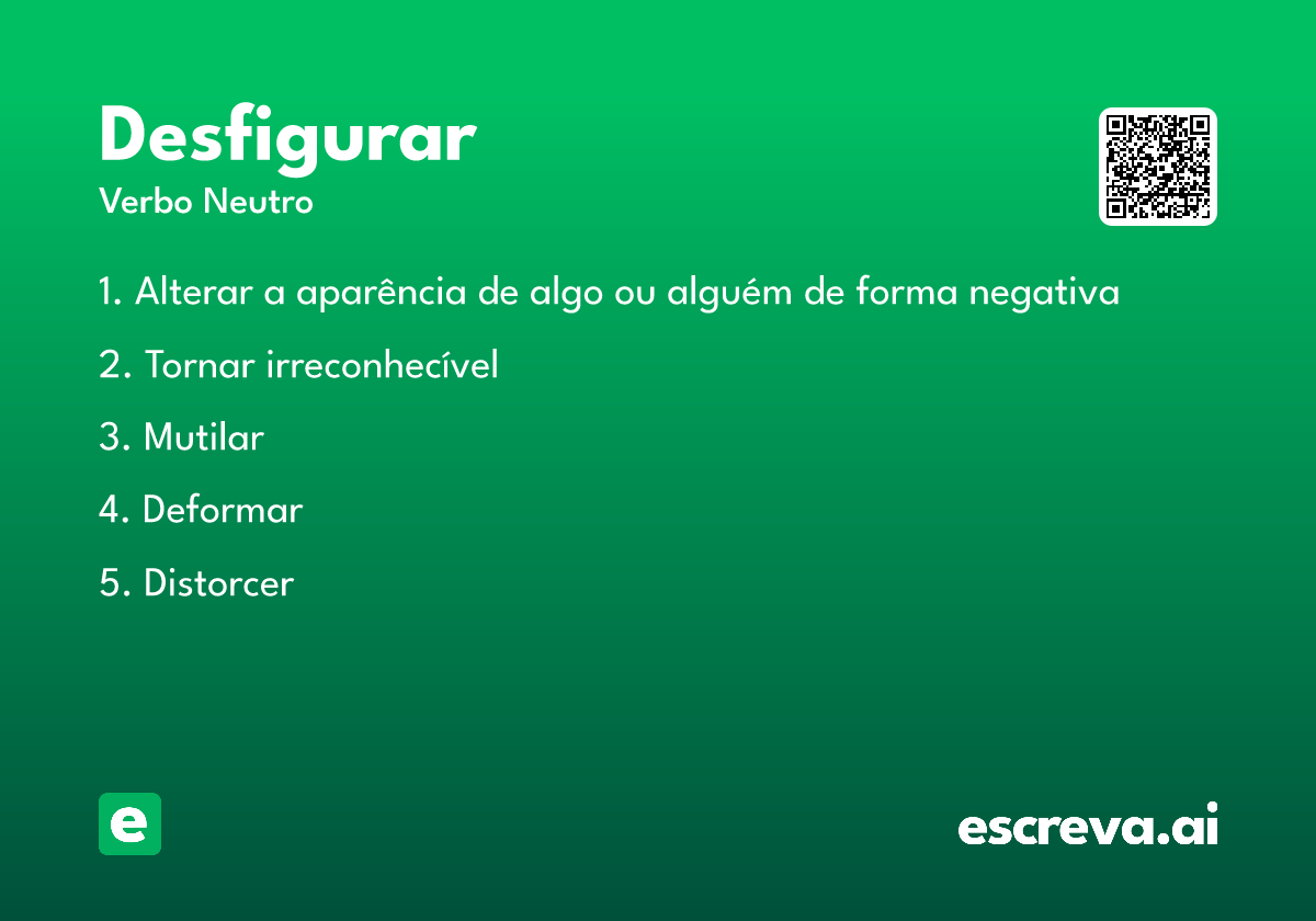 desfigurar
