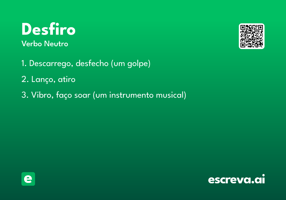 desfiro