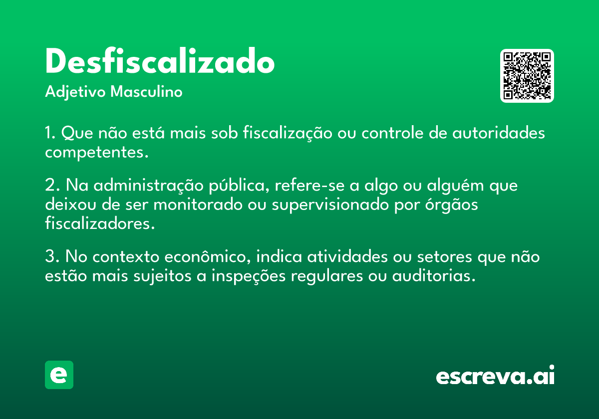desfiscalizado