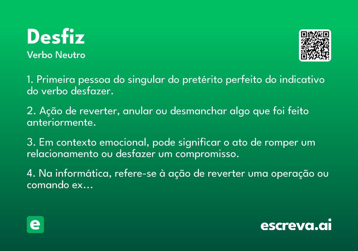 desfiz