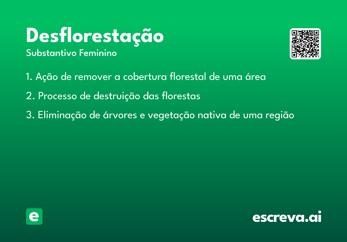 desflorestação