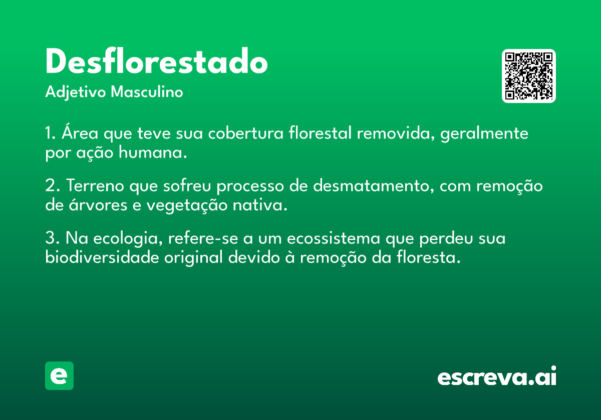 desflorestado