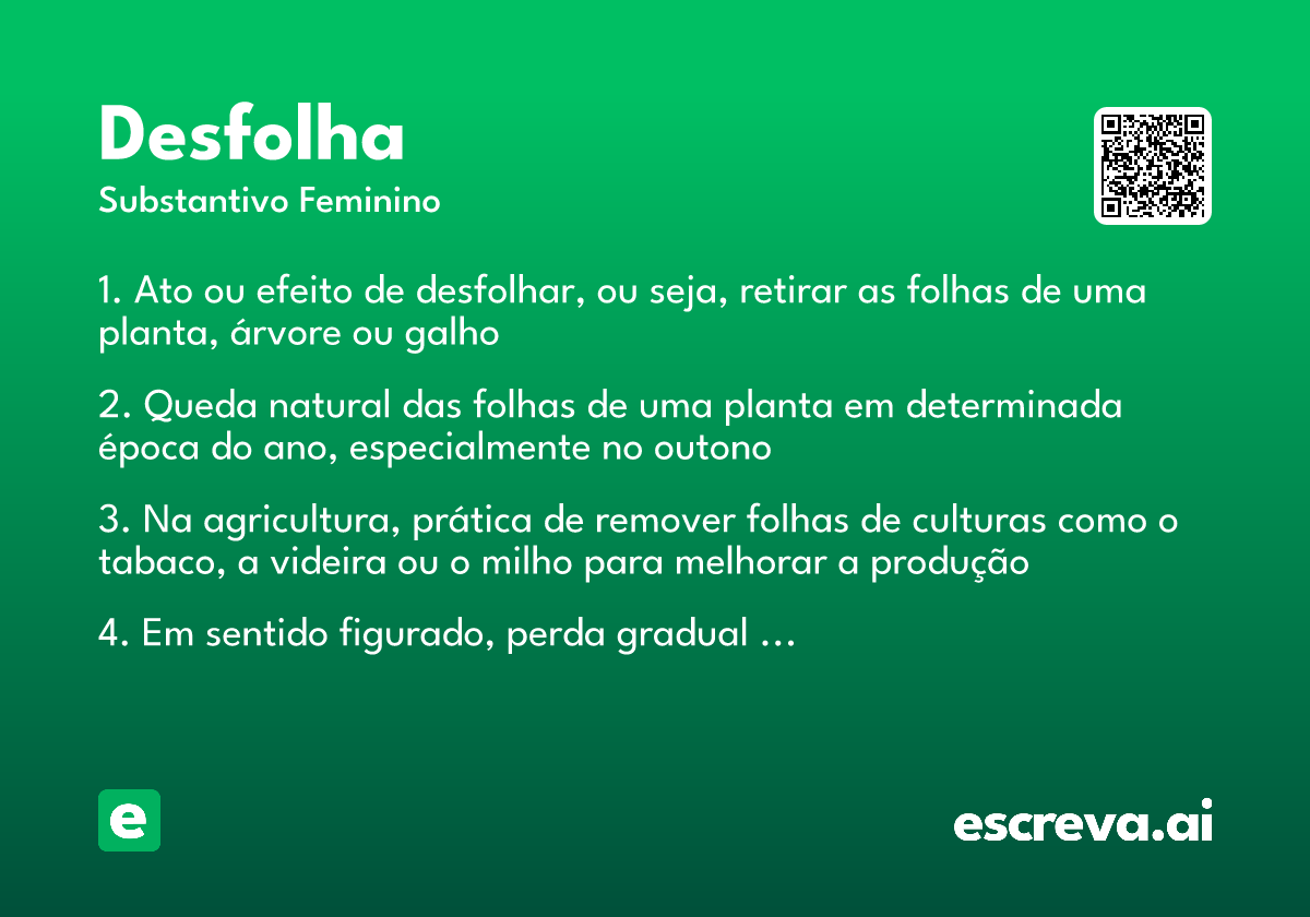 desfolha