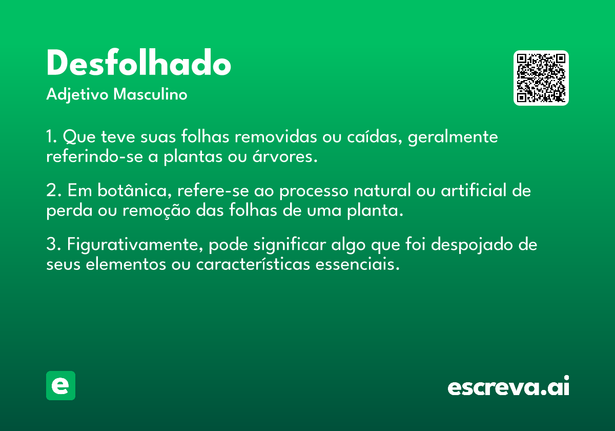 desfolhado