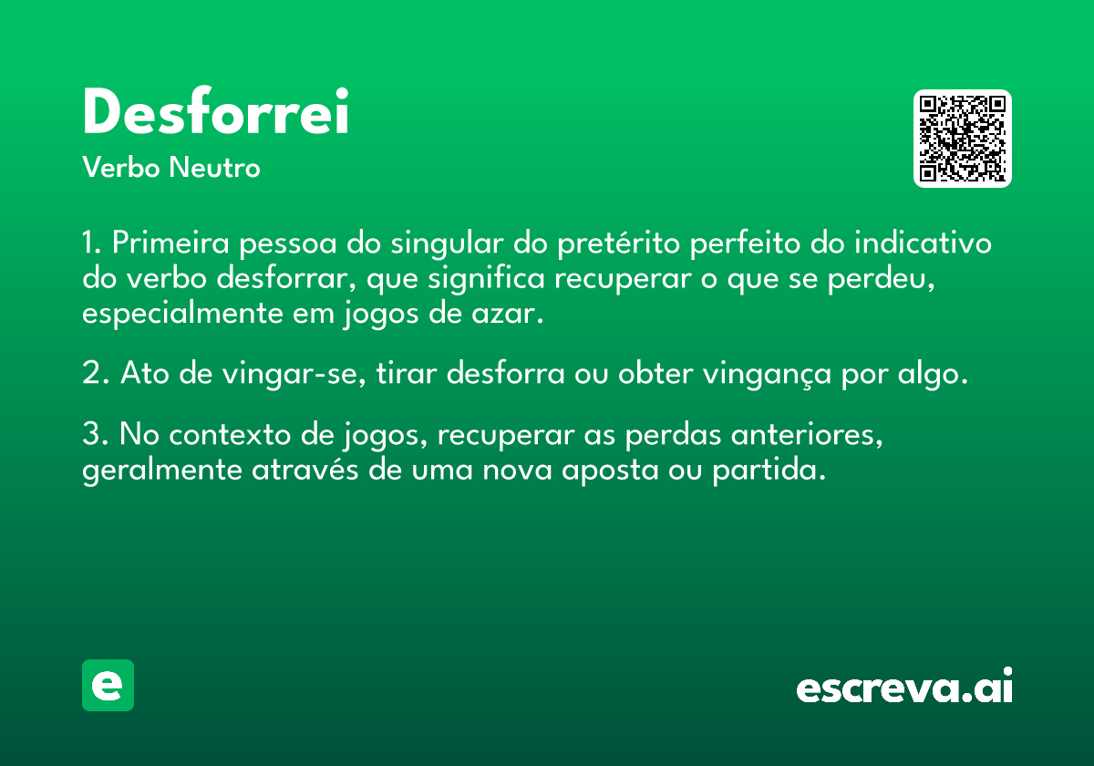 desforrei