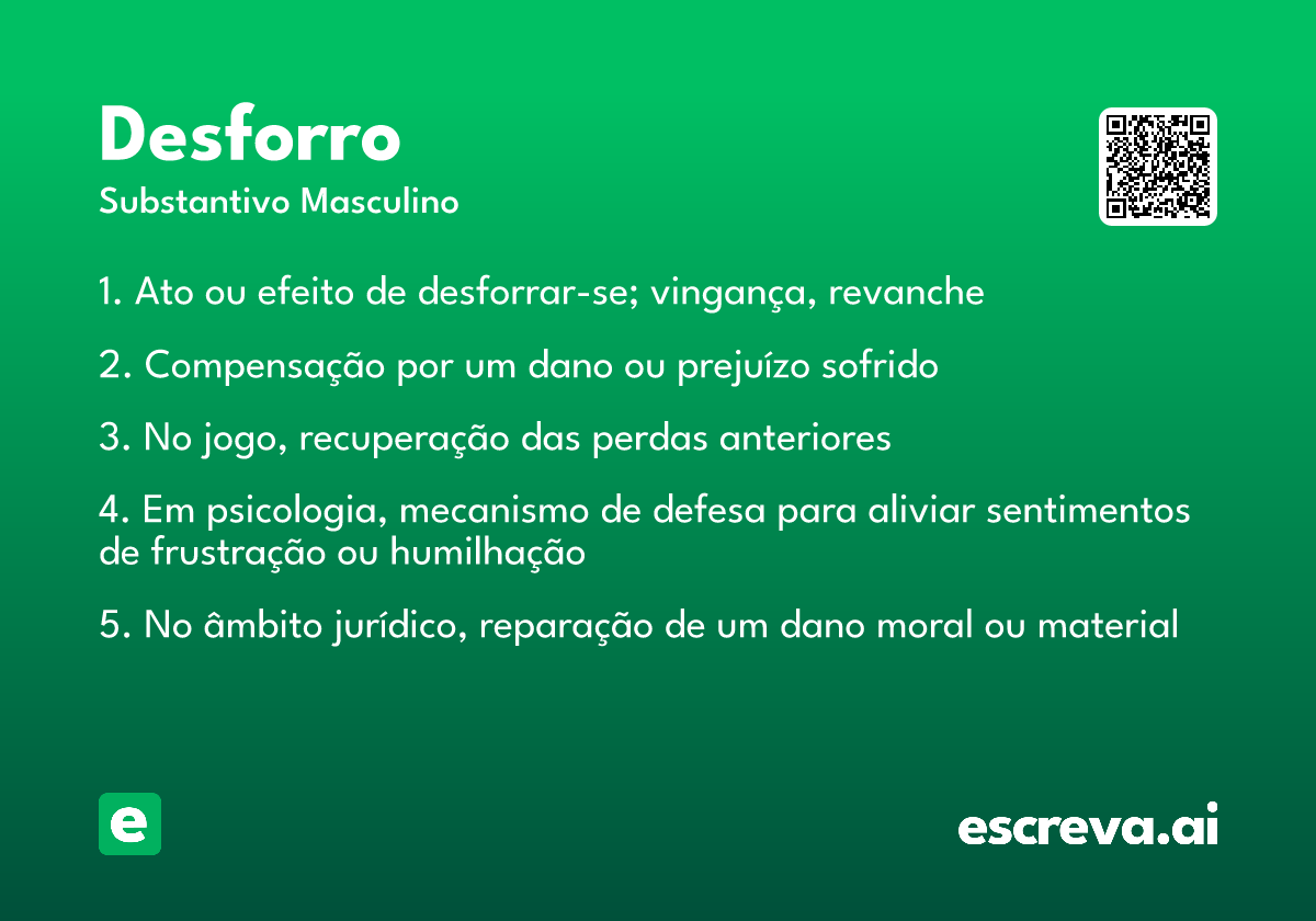 desforro