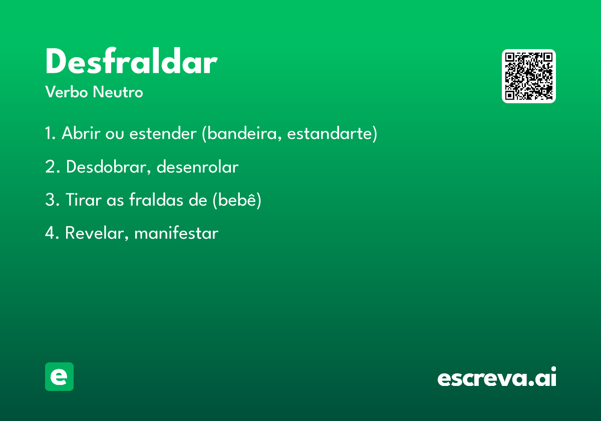 desfraldar