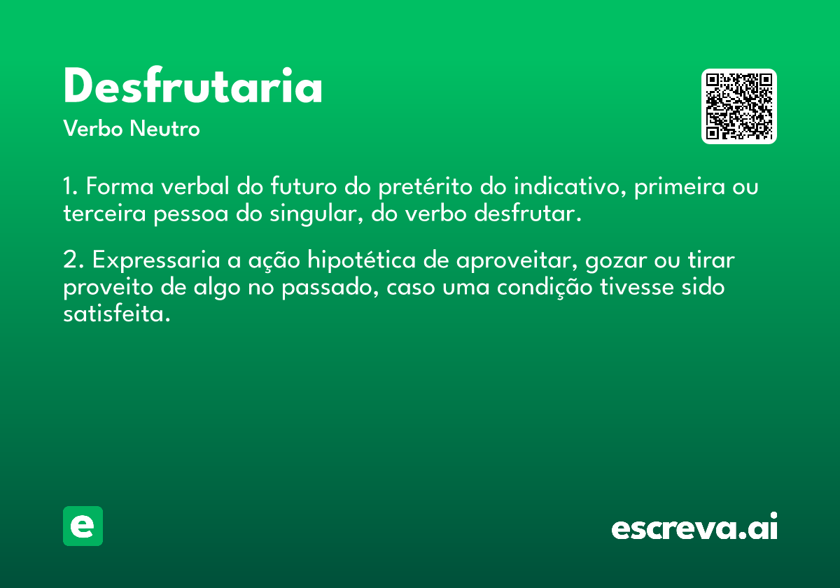 desfrutaria