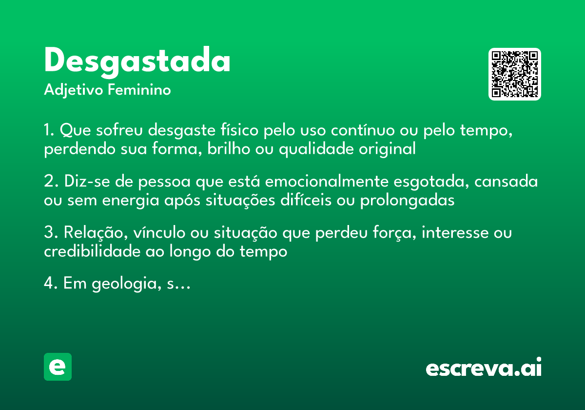 desgastada