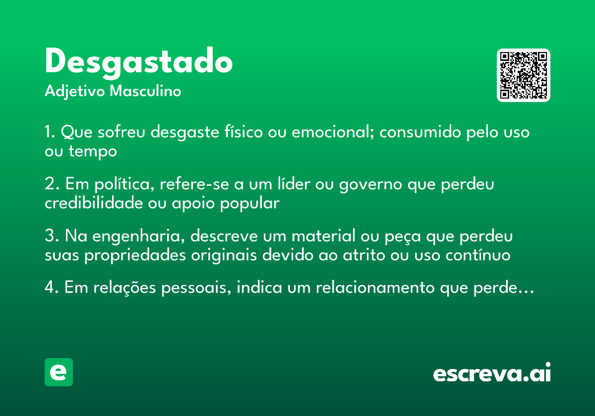 desgastado