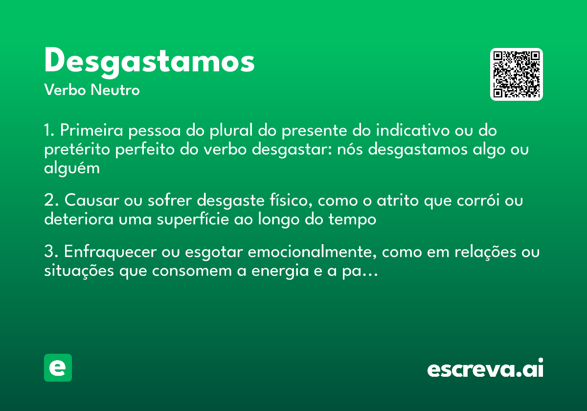 desgastamos