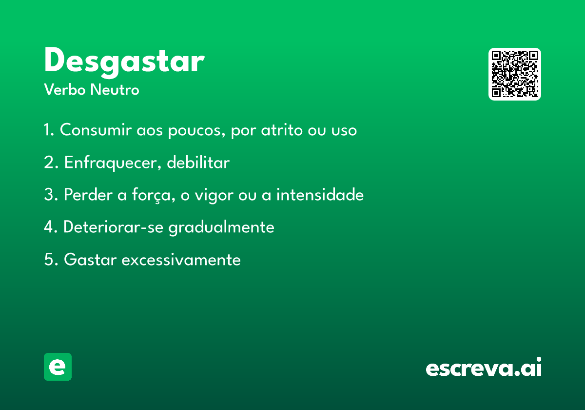 desgastar
