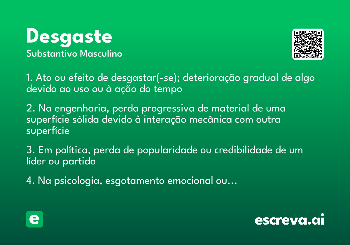 desgaste