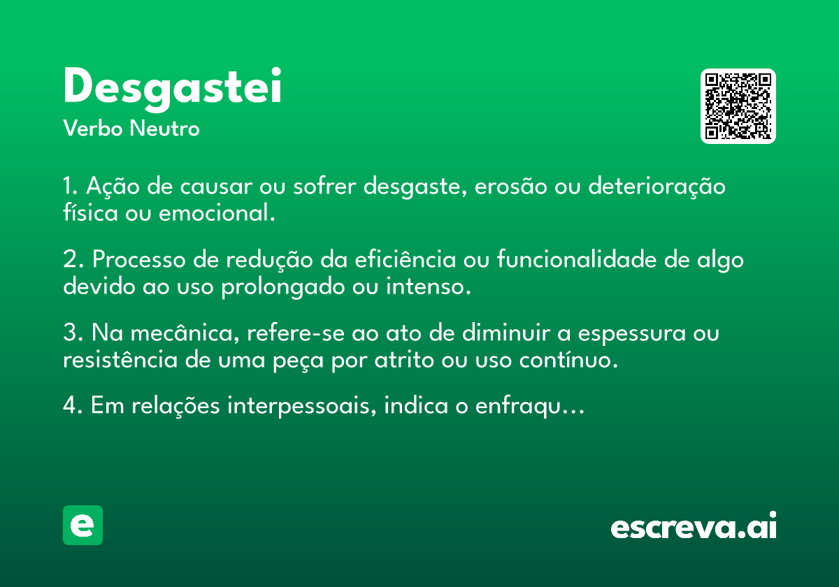 desgastei