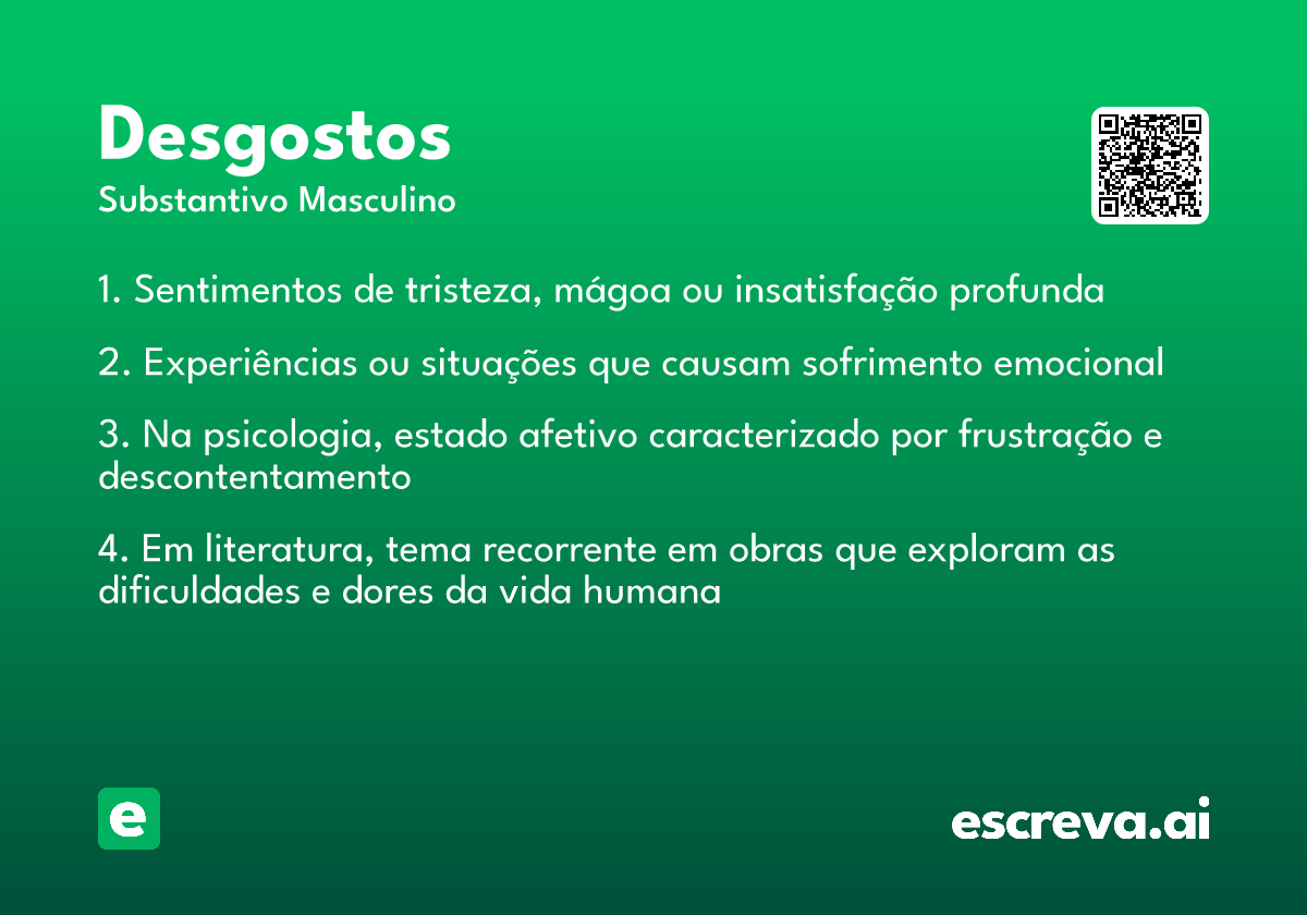 desgostos