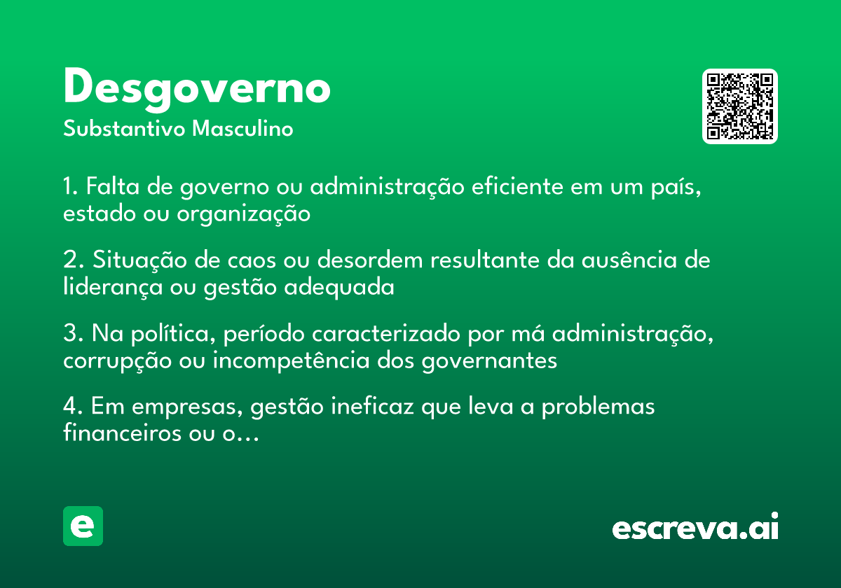desgoverno
