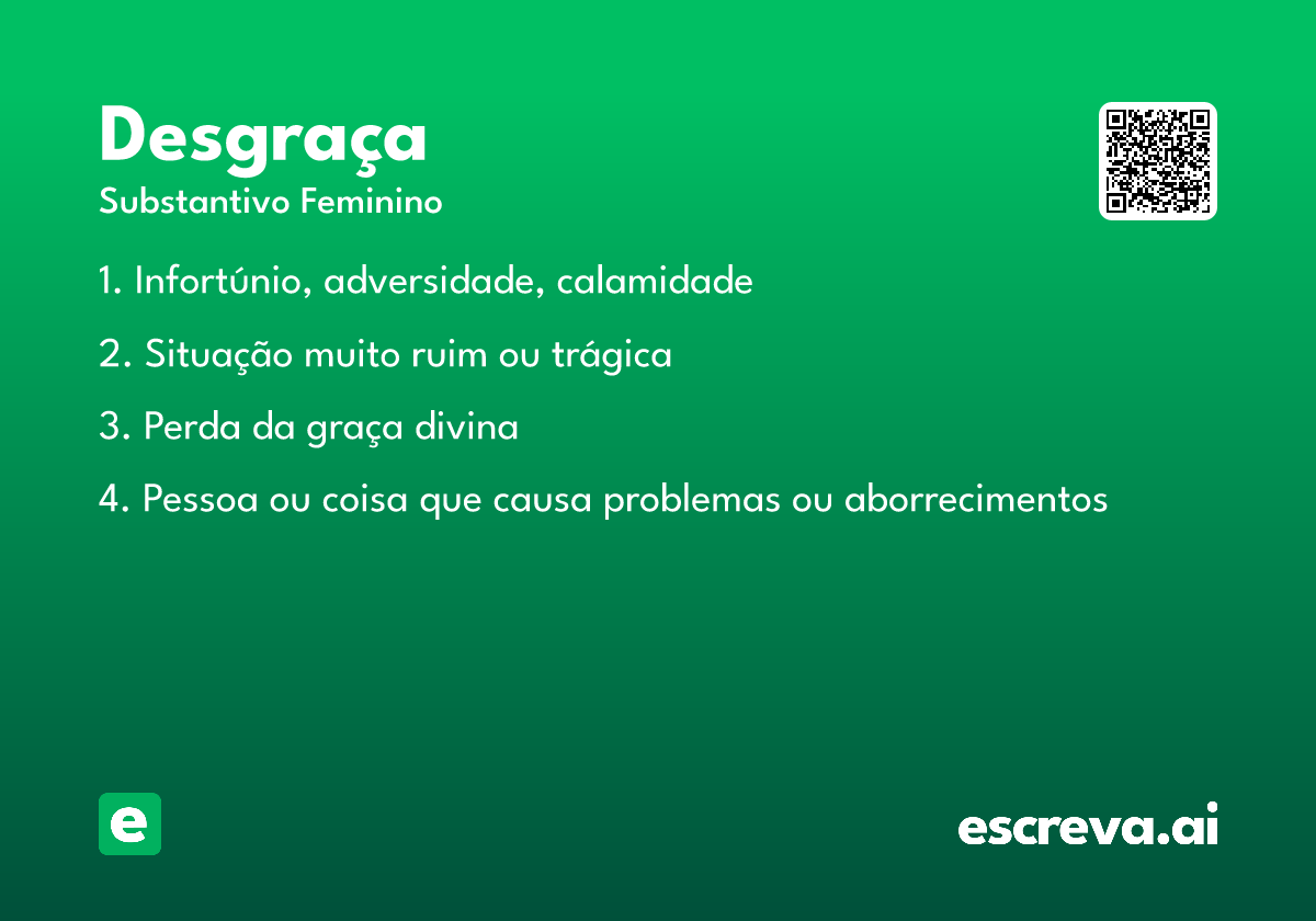 desgraça
