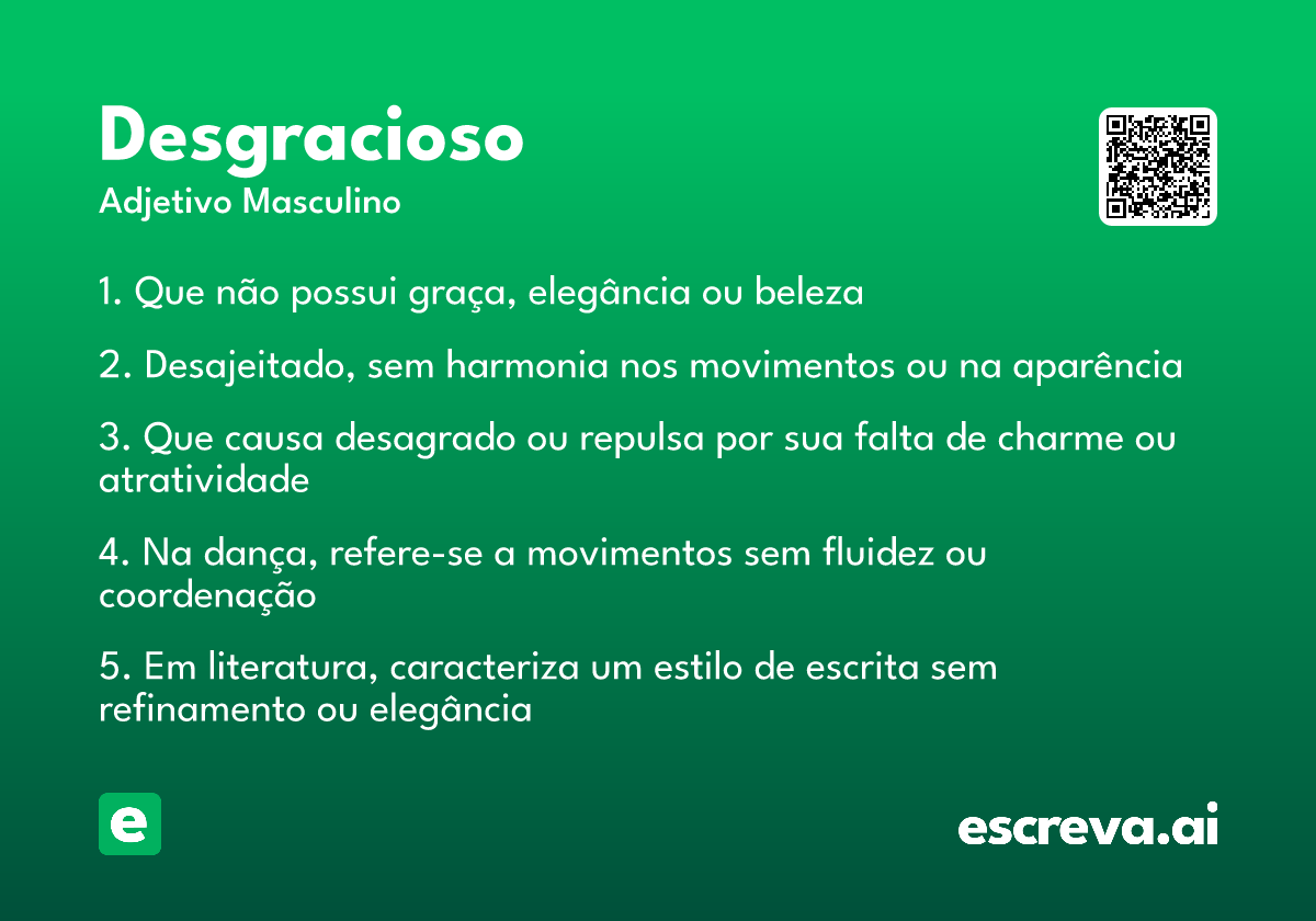 desgracioso