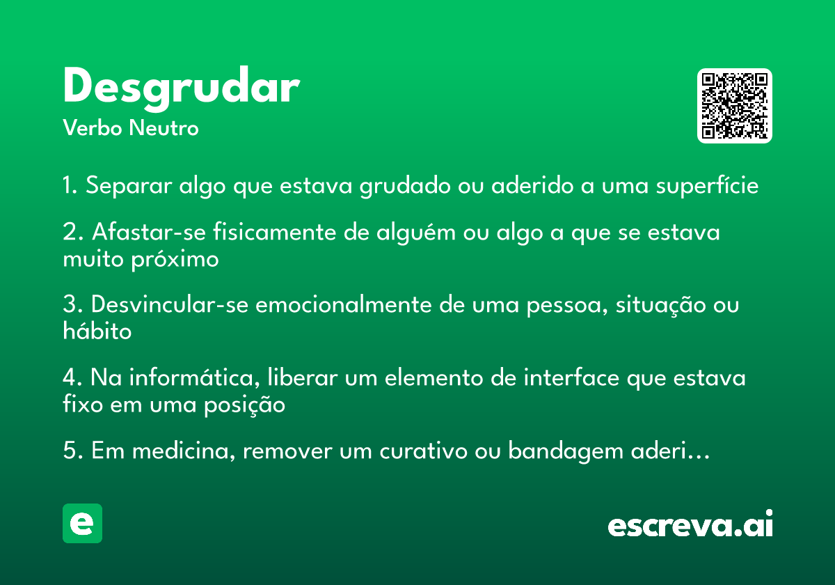 desgrudar