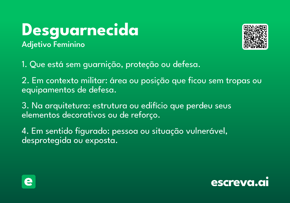 desguarnecida