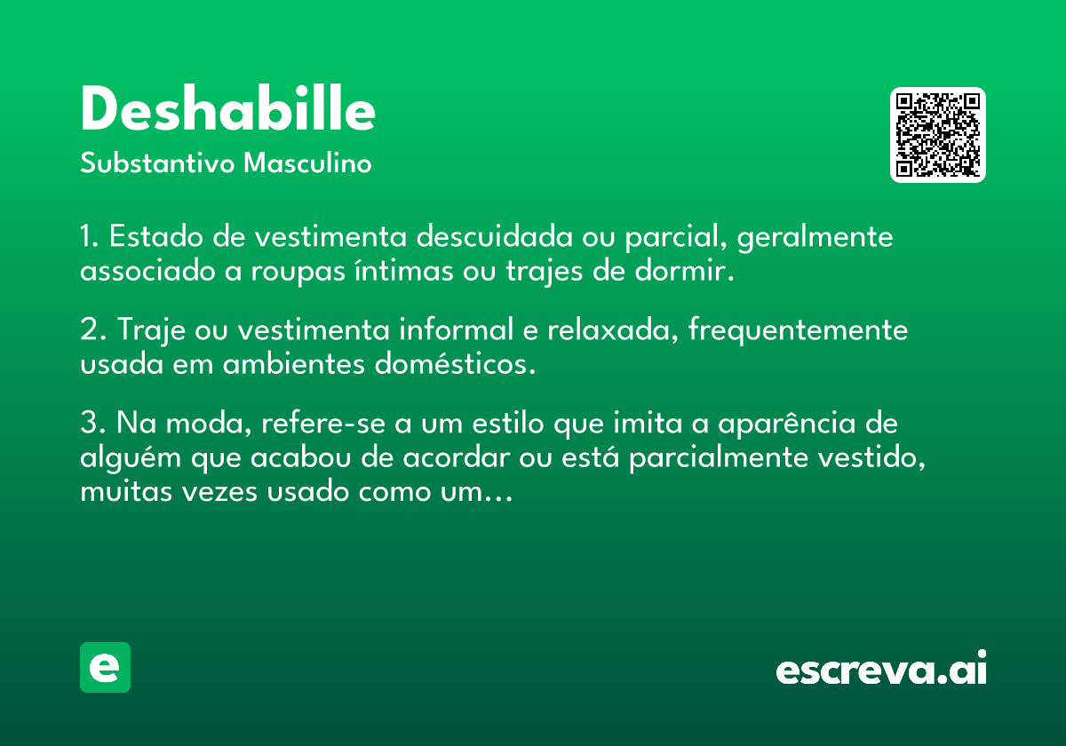 deshabille