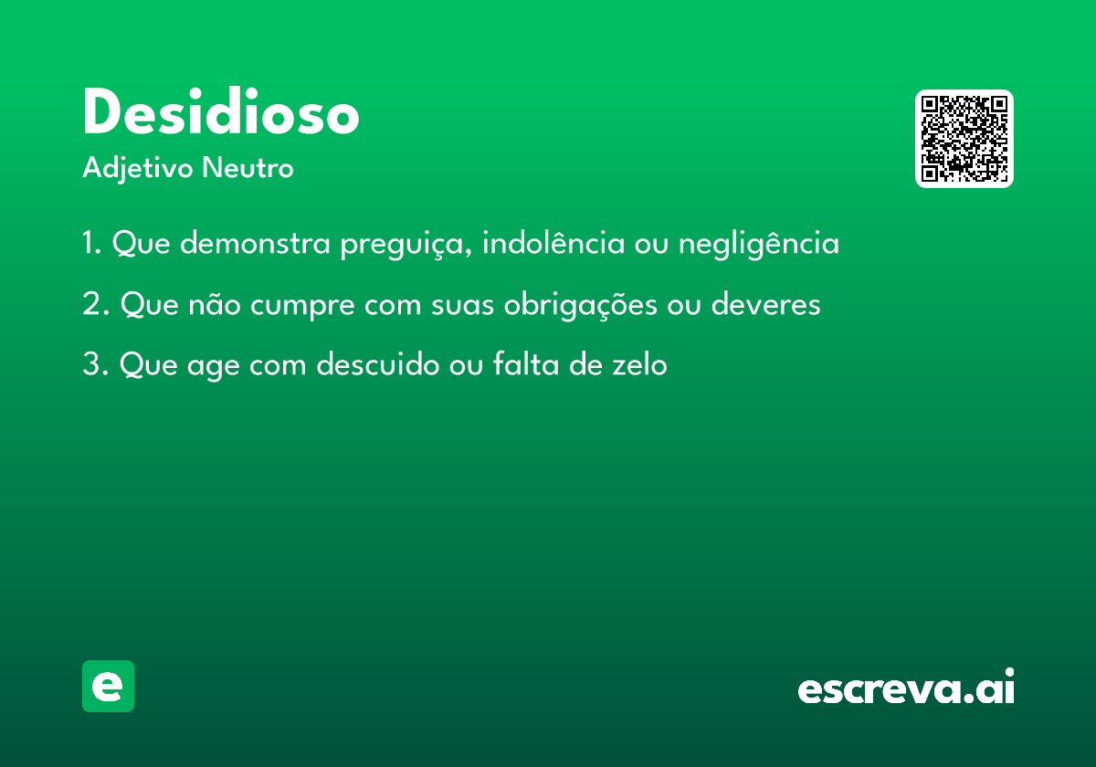 desidioso