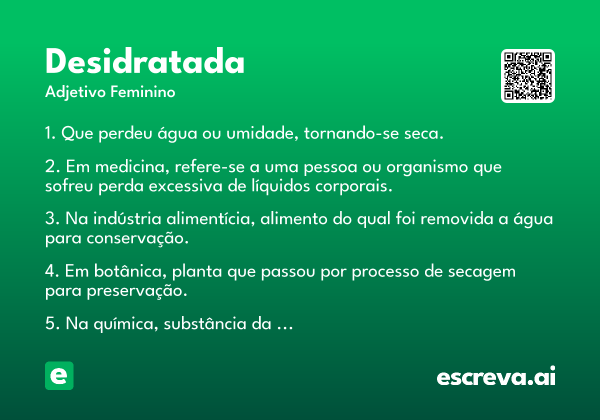 desidratada