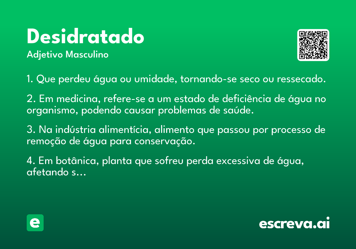 desidratado