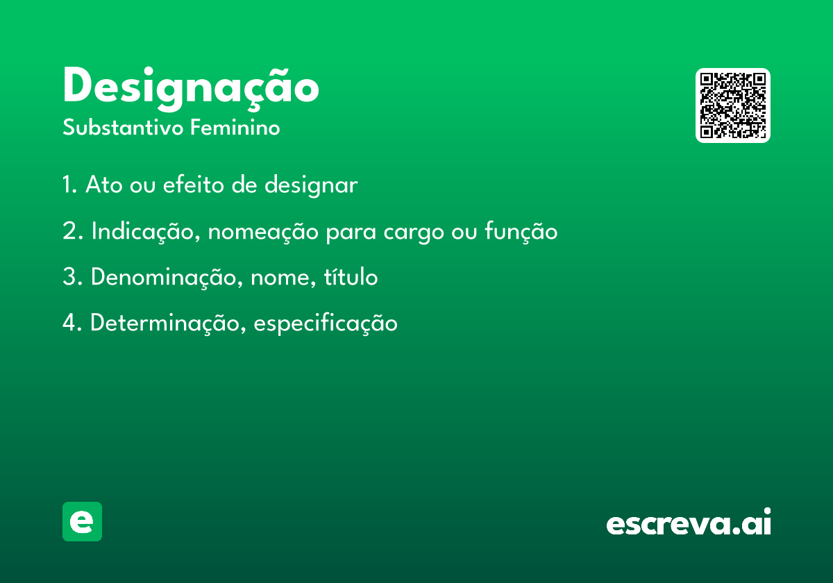 designação
