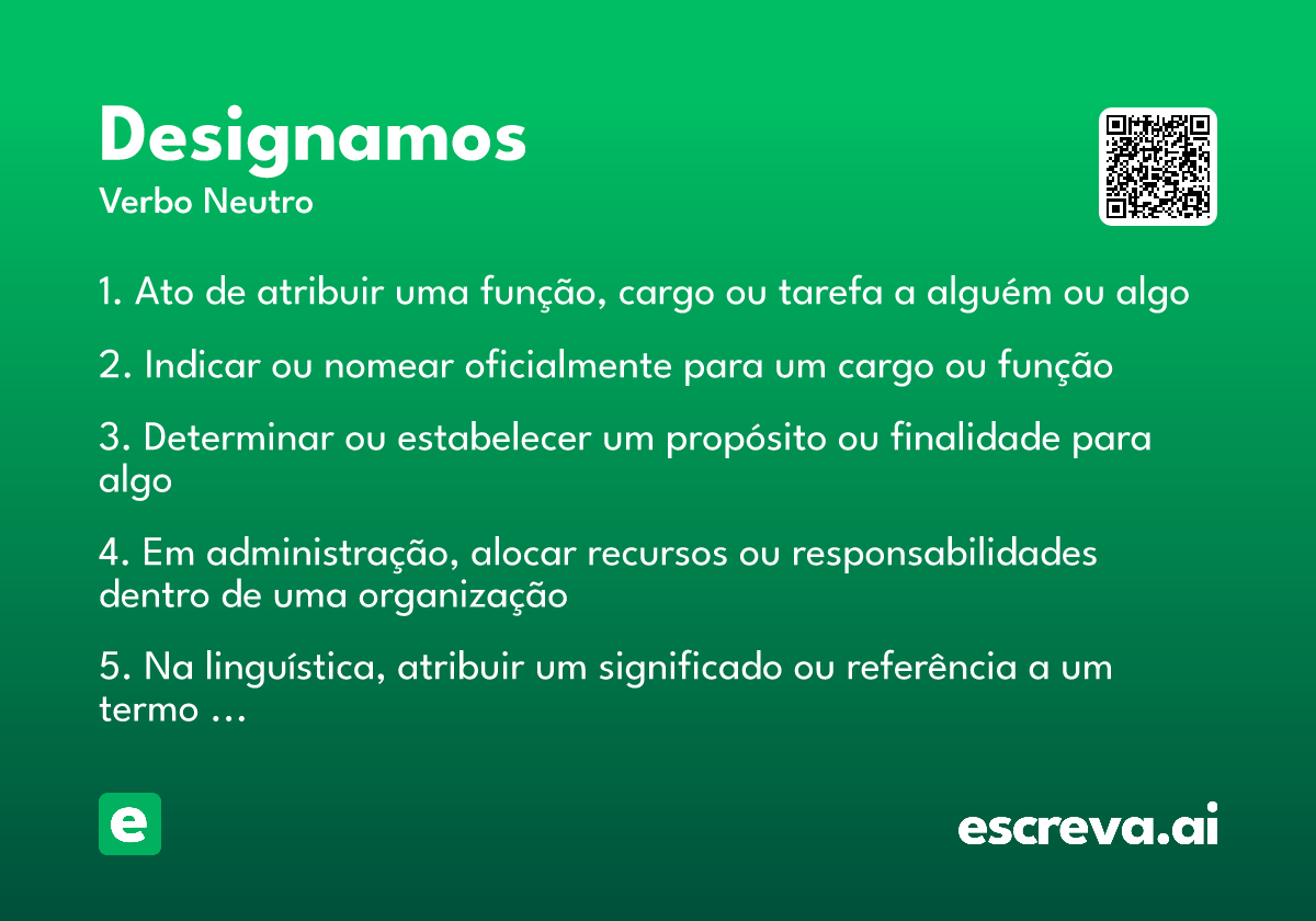 designamos