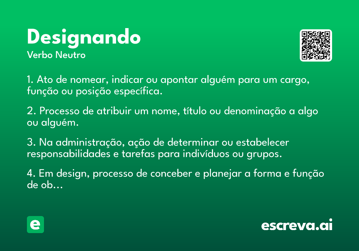 designando